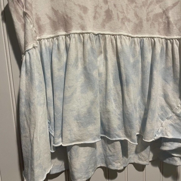Free People Tie Dye Anytime Peplum Tank Size Small - Picture 4 of 6
